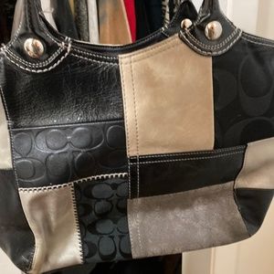 Authentic Coach patchwork purse